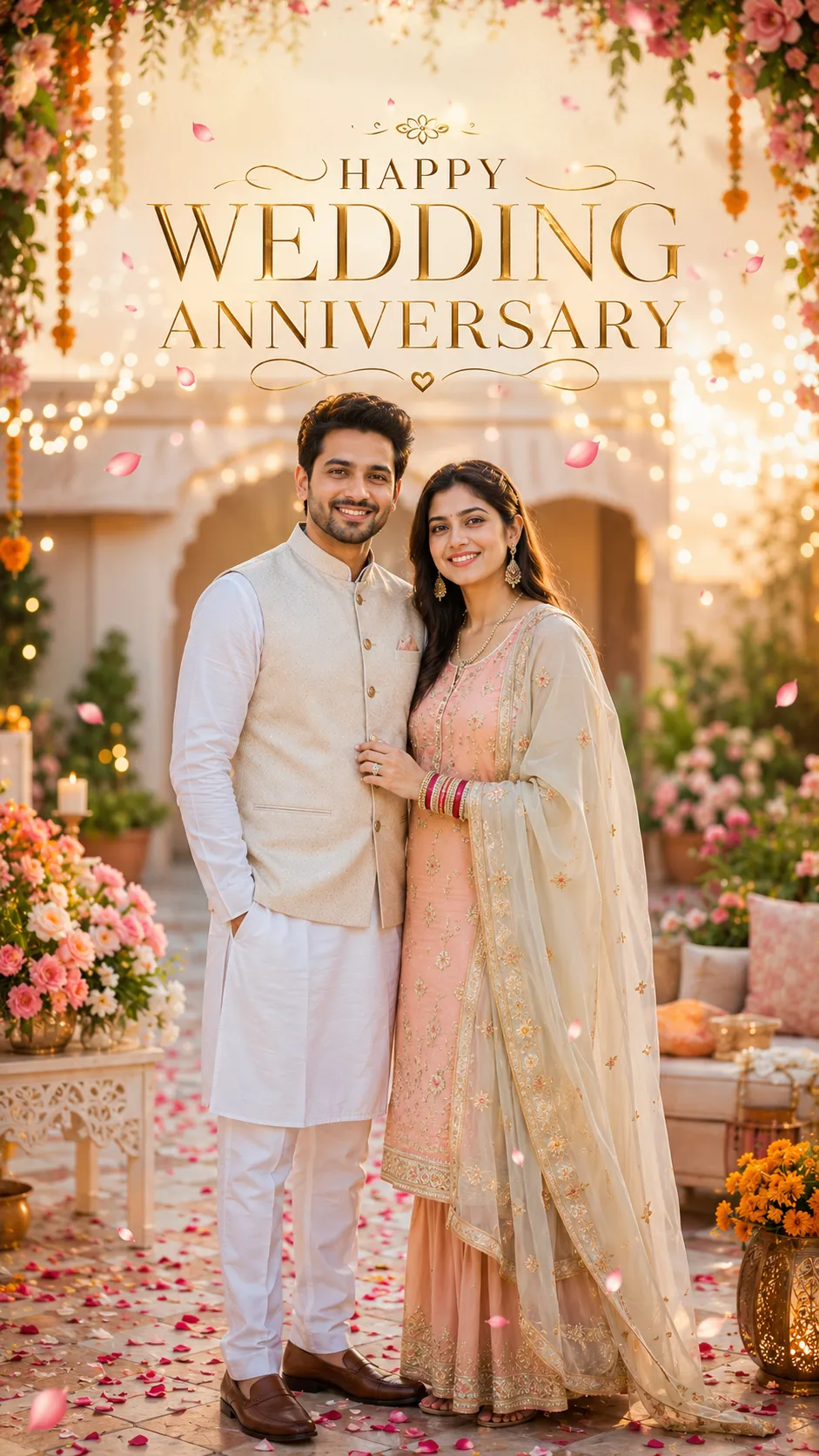 vertical Anniversary Card AV 01